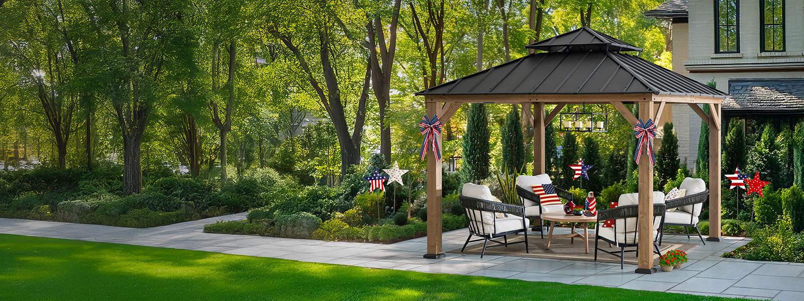 Memorial Day with SUNJOY Gazebo