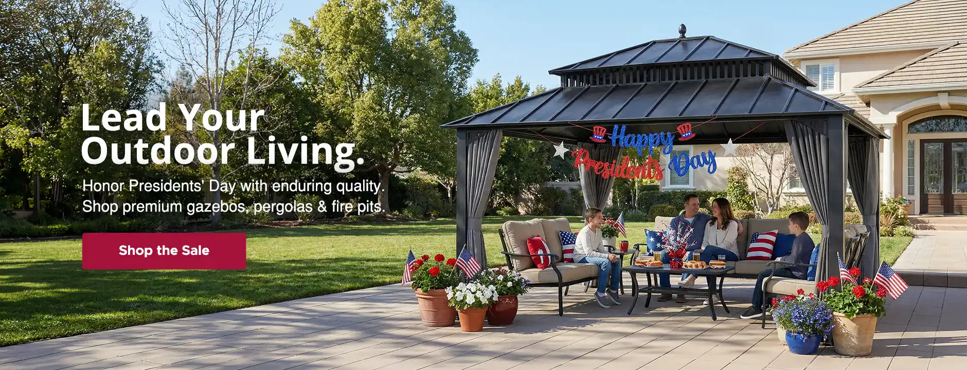 2026 Presidents' Day Sales Banner