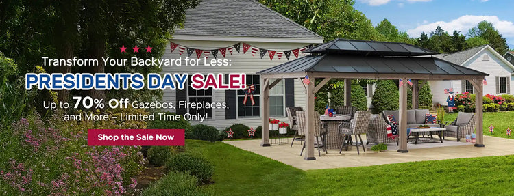 Celebrate Presidents' Day with an Outdoor Gazebo