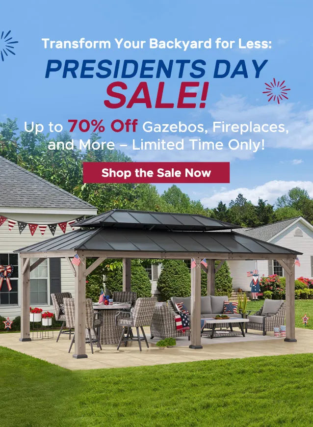 Celebrate Presidents' Day with an Outdoor Gazebo