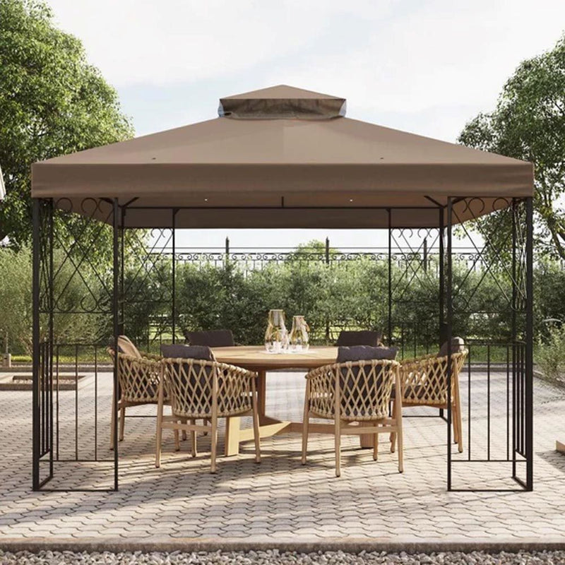 Sunjoy Outdoor Patio 10x12 Gazebo Kits Metal Canopy Gazebos for Sale