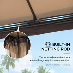 SUNJOY 10x13 Outdoor Canopy Gazebo with Netting.