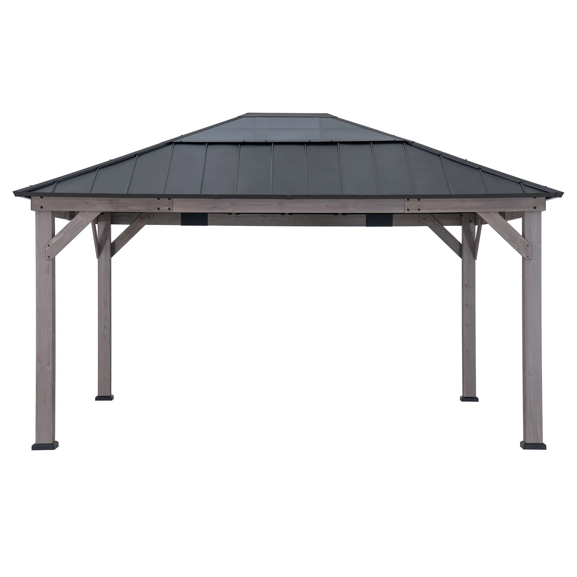 Antrim Skylight Cedar Gazebo - Burly Wood, 13x15