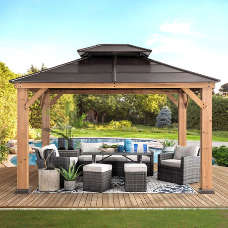 Which Gazebo Posts Fit Your Style: 11 Sunjoy Outdoor Stylish Design Ha ...