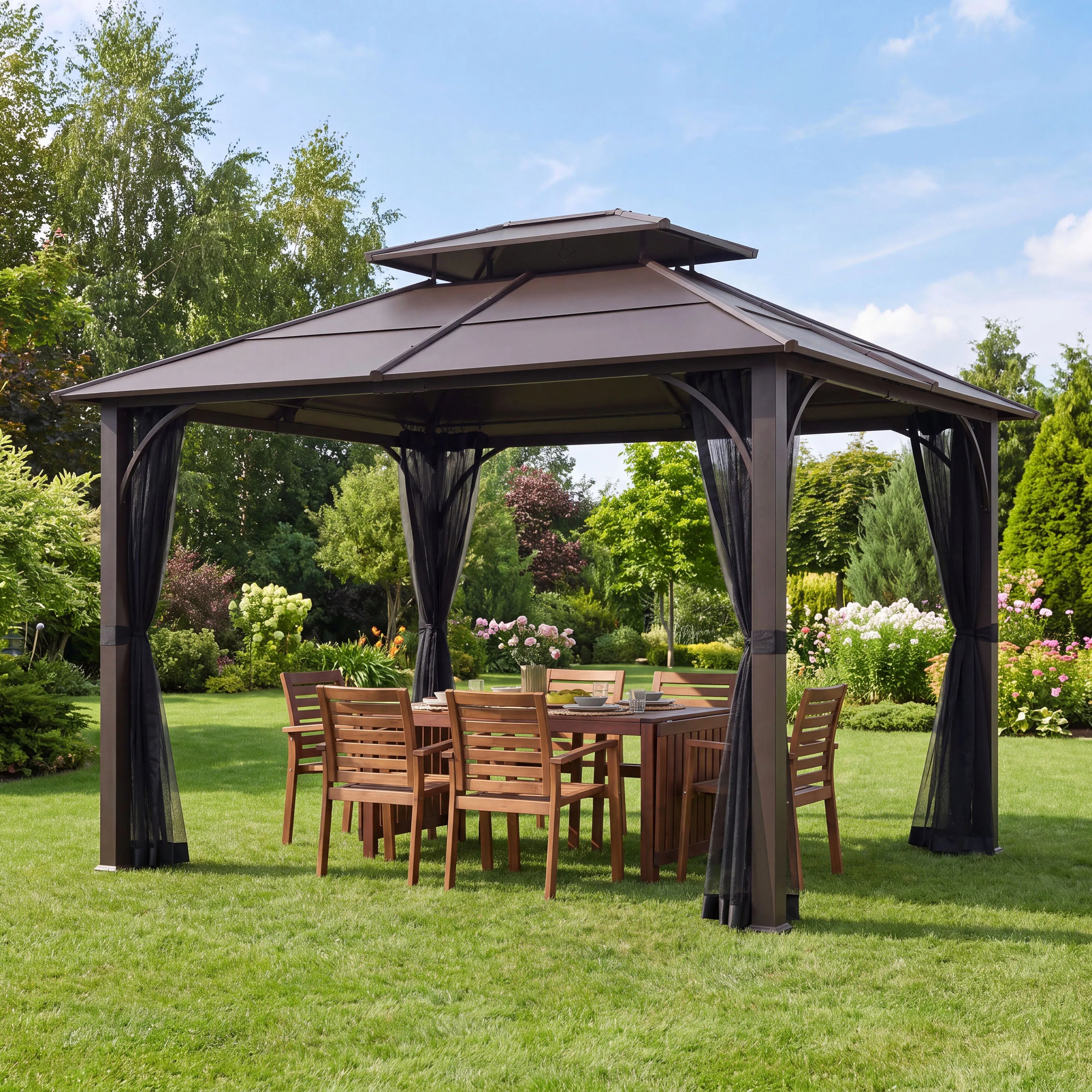 Summit Classic Hardtop Gazebo, 10x12