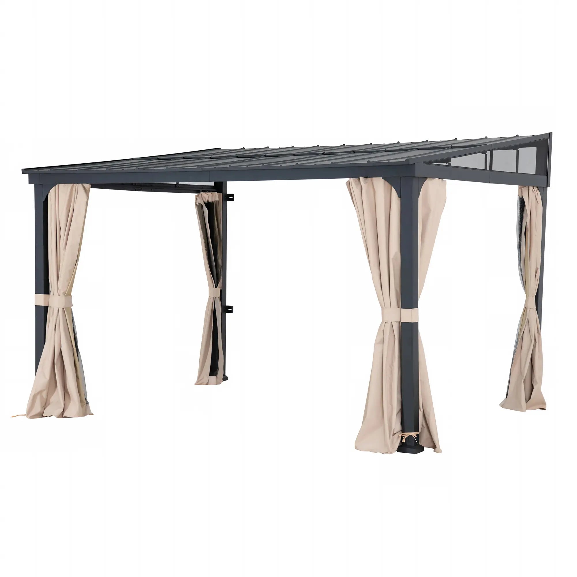 Vista Hardtop Wall-Mounted Gazebo, 10x12