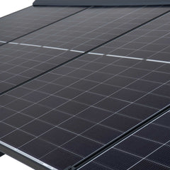 Sunjoy 10.5 ft. x 14.5 ft Steel Solar Carport with Energy Storage Module