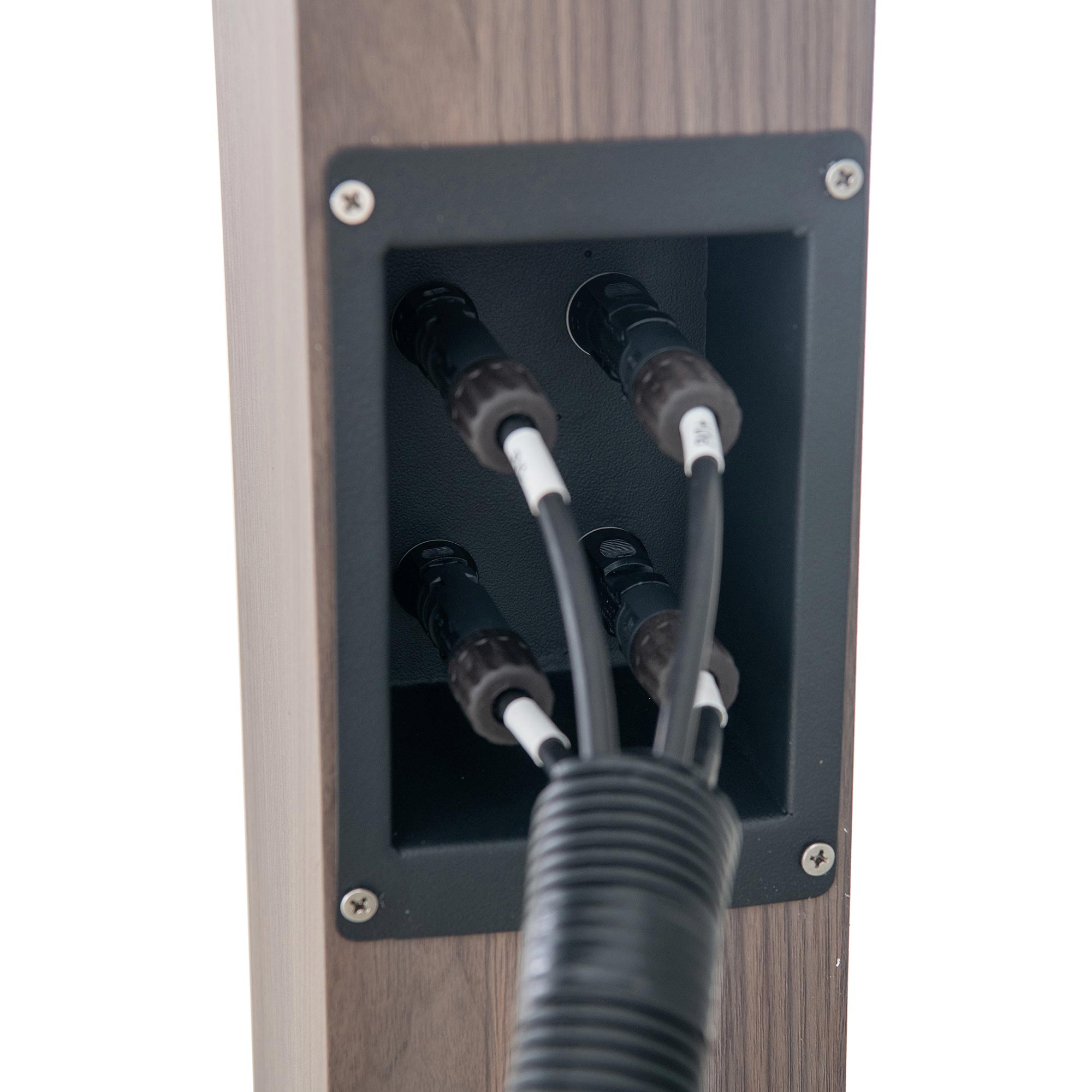 SUNJOY 10.5 ft. x 14.5 ft Steel Solar Carport with Energy Storage Module.
