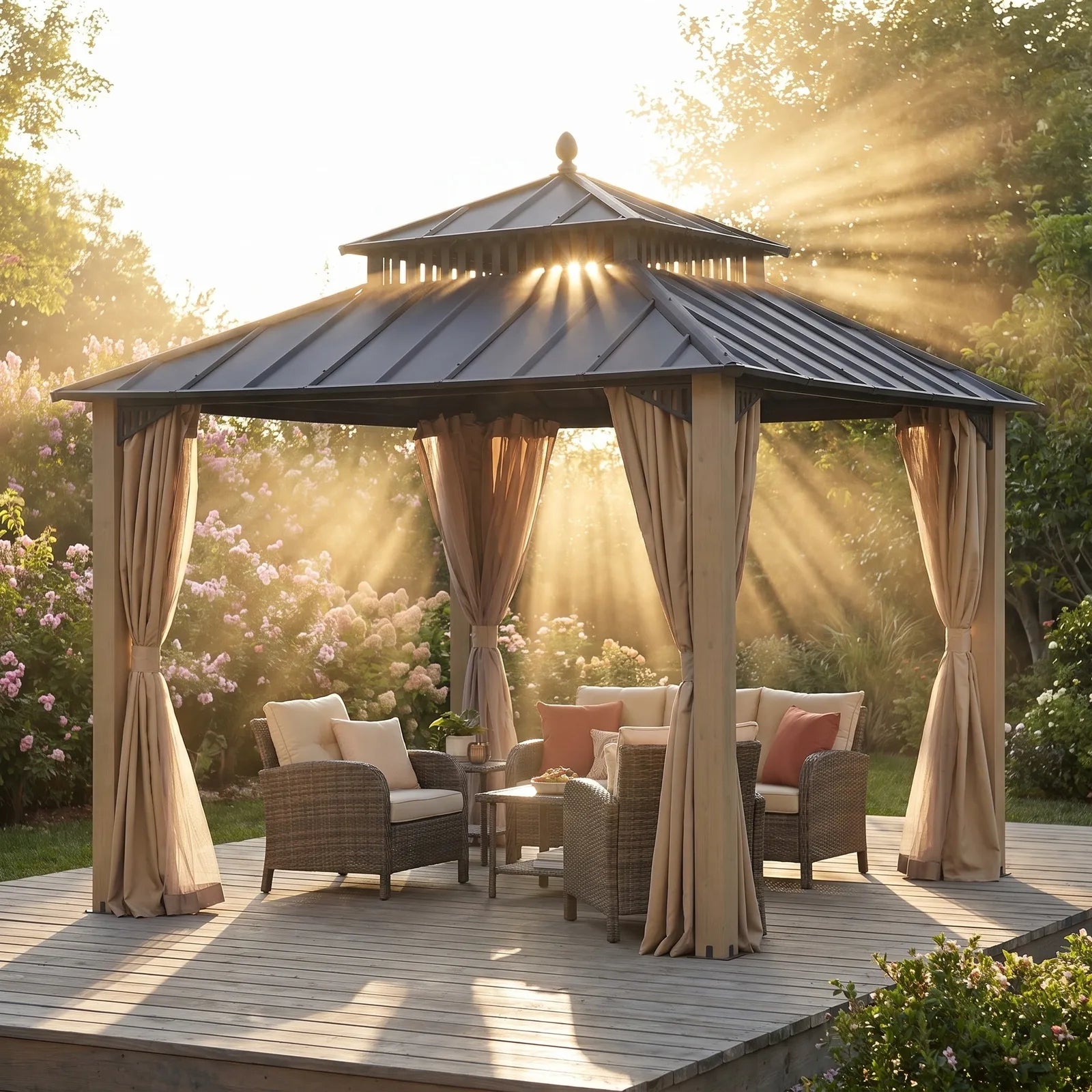 Kingston Elite Cedar Gazebo, 10x10