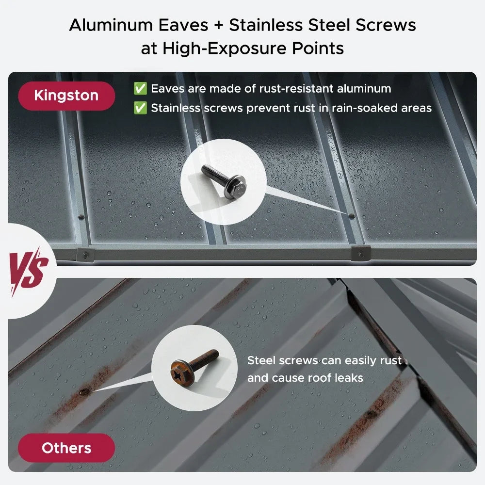 SUNJOY Kingston 12x16 Gazebo with Netting & Curtain | Steel Roof with Extra-Tall & Oversized Vent Top - Wood Posts