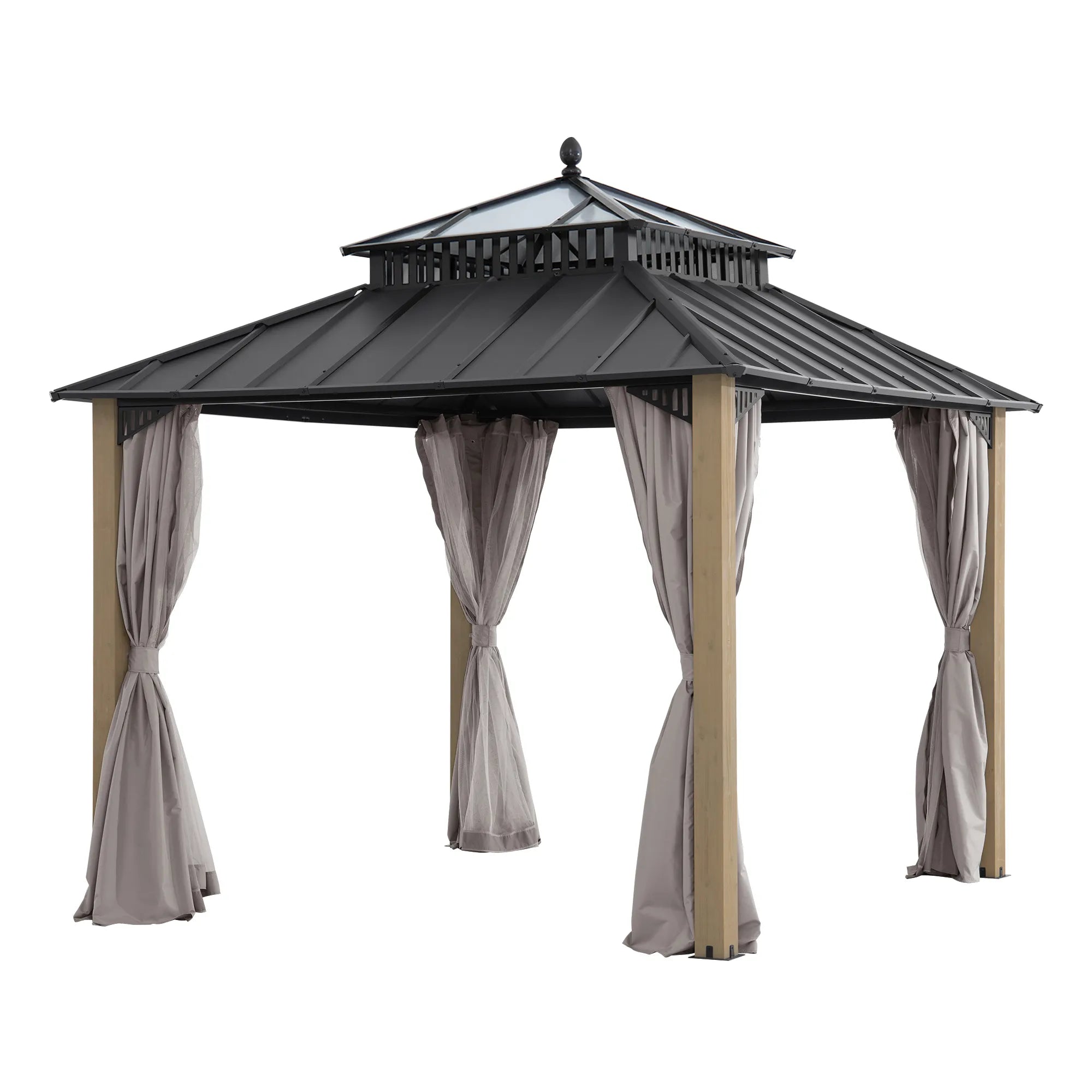 Kingston Horizon PC-Vent Cedar Gazebo, 10x10