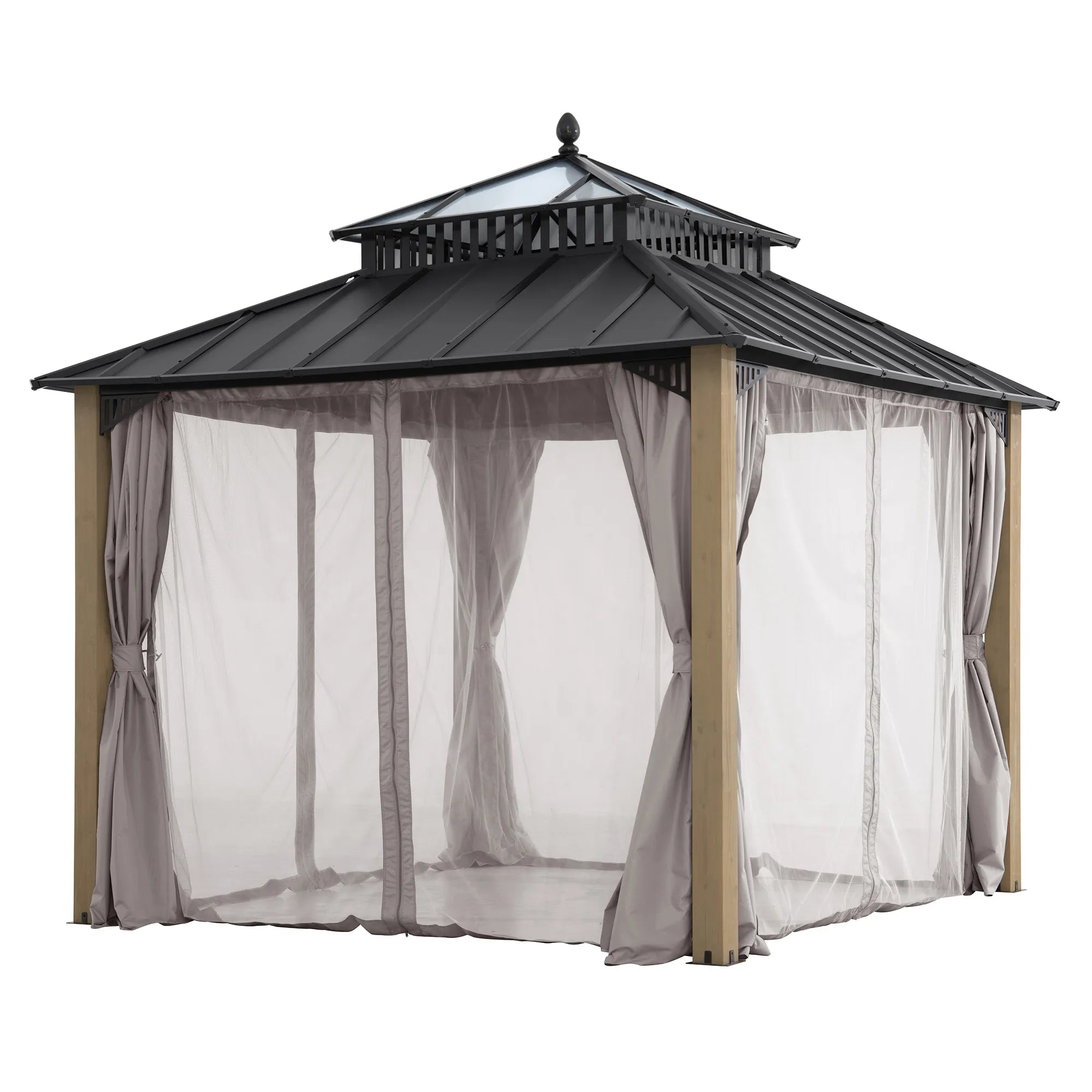 Kingston Horizon PC-Vent Cedar Gazebo, 10x10