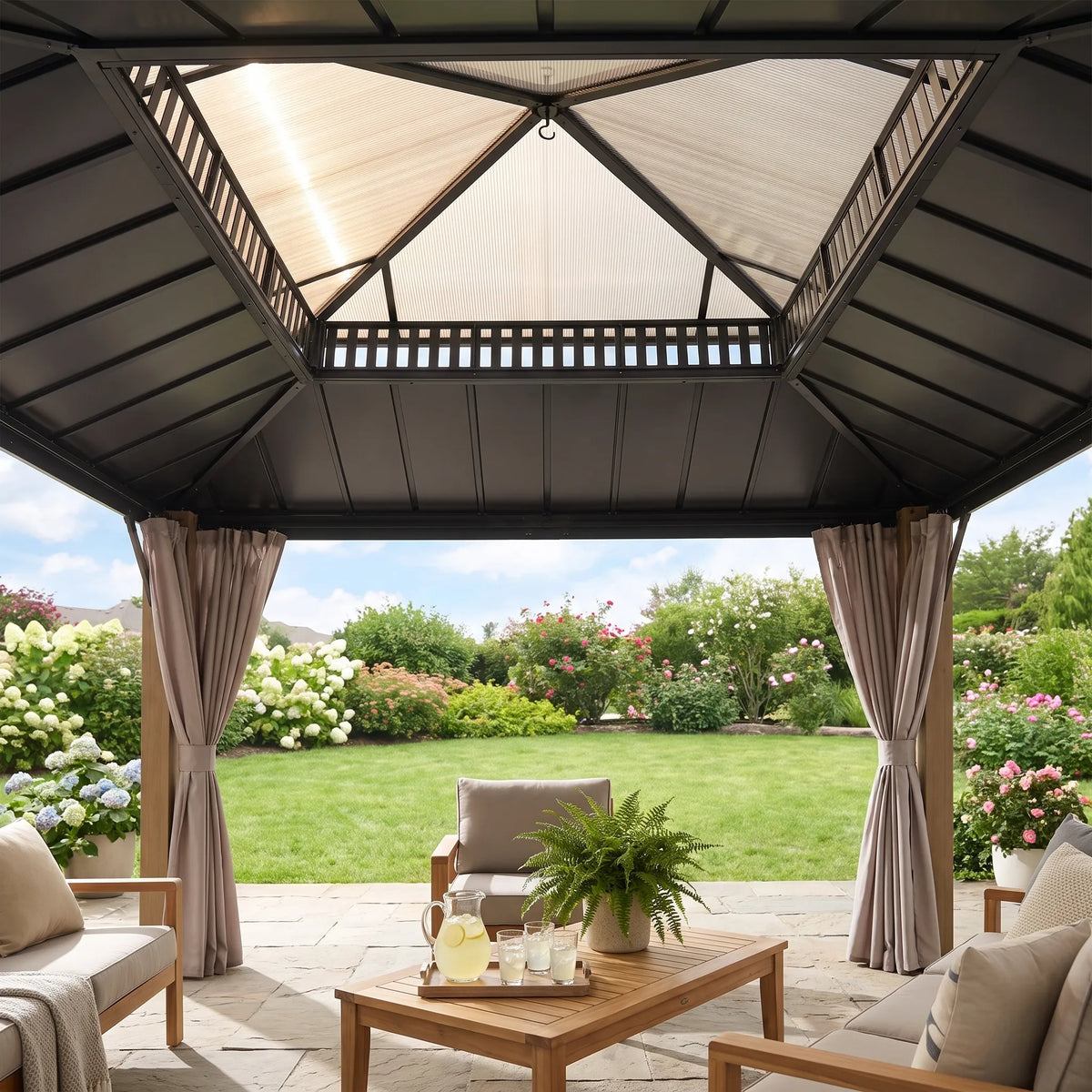 Kingston Horizon PC-Vent Cedar Gazebo, 10x10