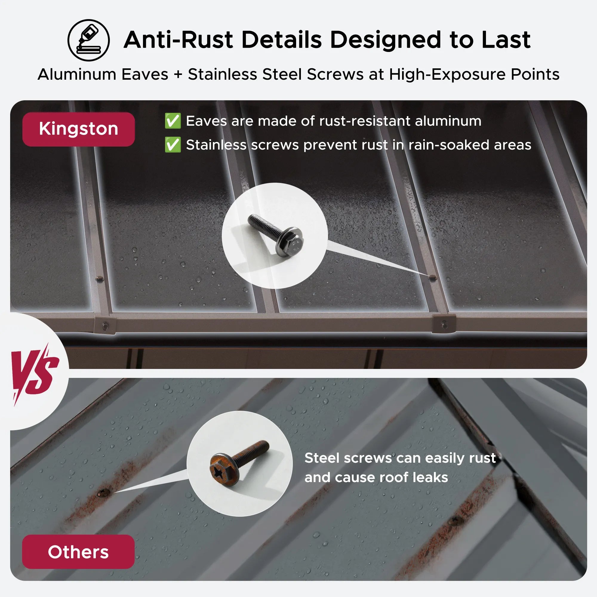 SUNJOY Kingston 12x12 Gazebo with Netting & Curtain | Steel Roof with Extra-Tall & Oversized PC Vent Top - Brown Aluminum Posts 