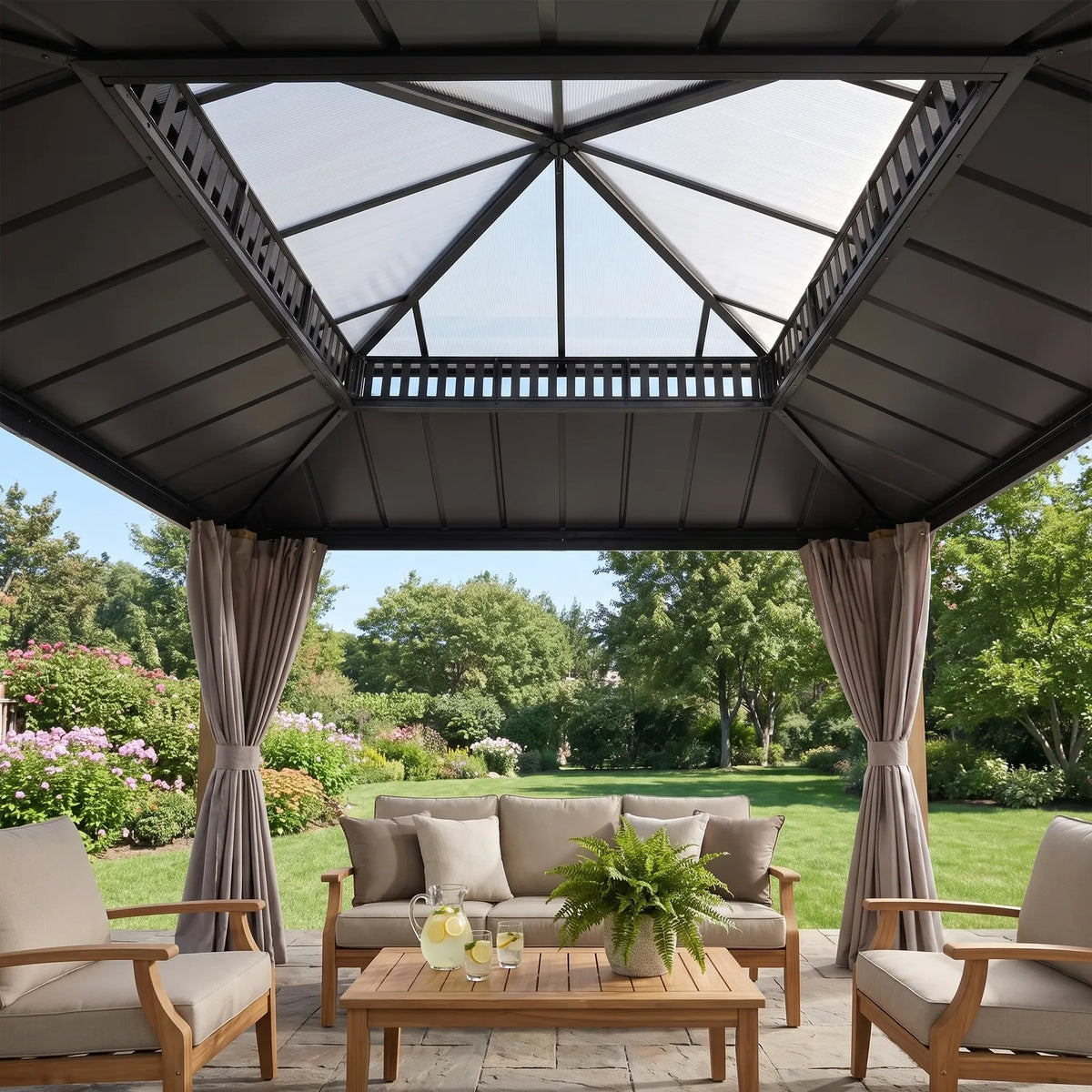 Kingston Horizon PC-Vent Cedar Gazebo, 12x12