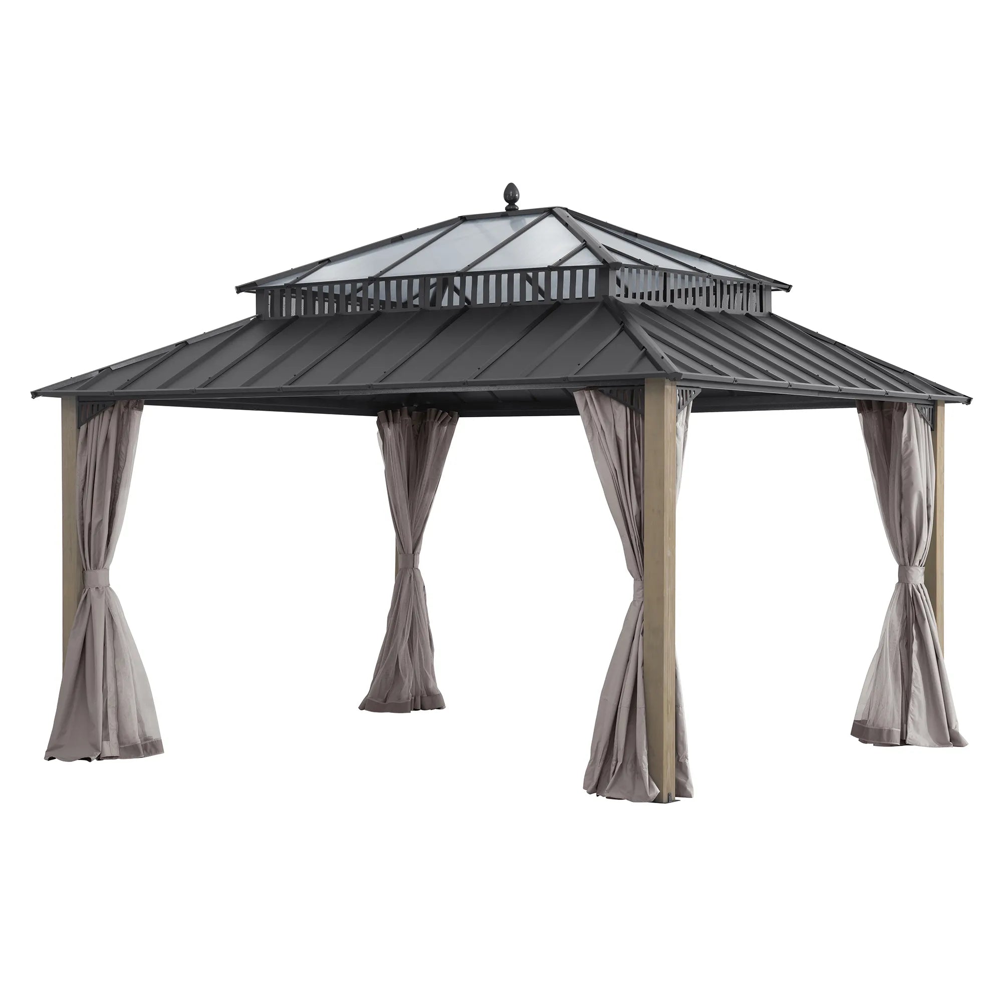 Kingston Horizon PC-Vent Cedar Gazebo, 12x14