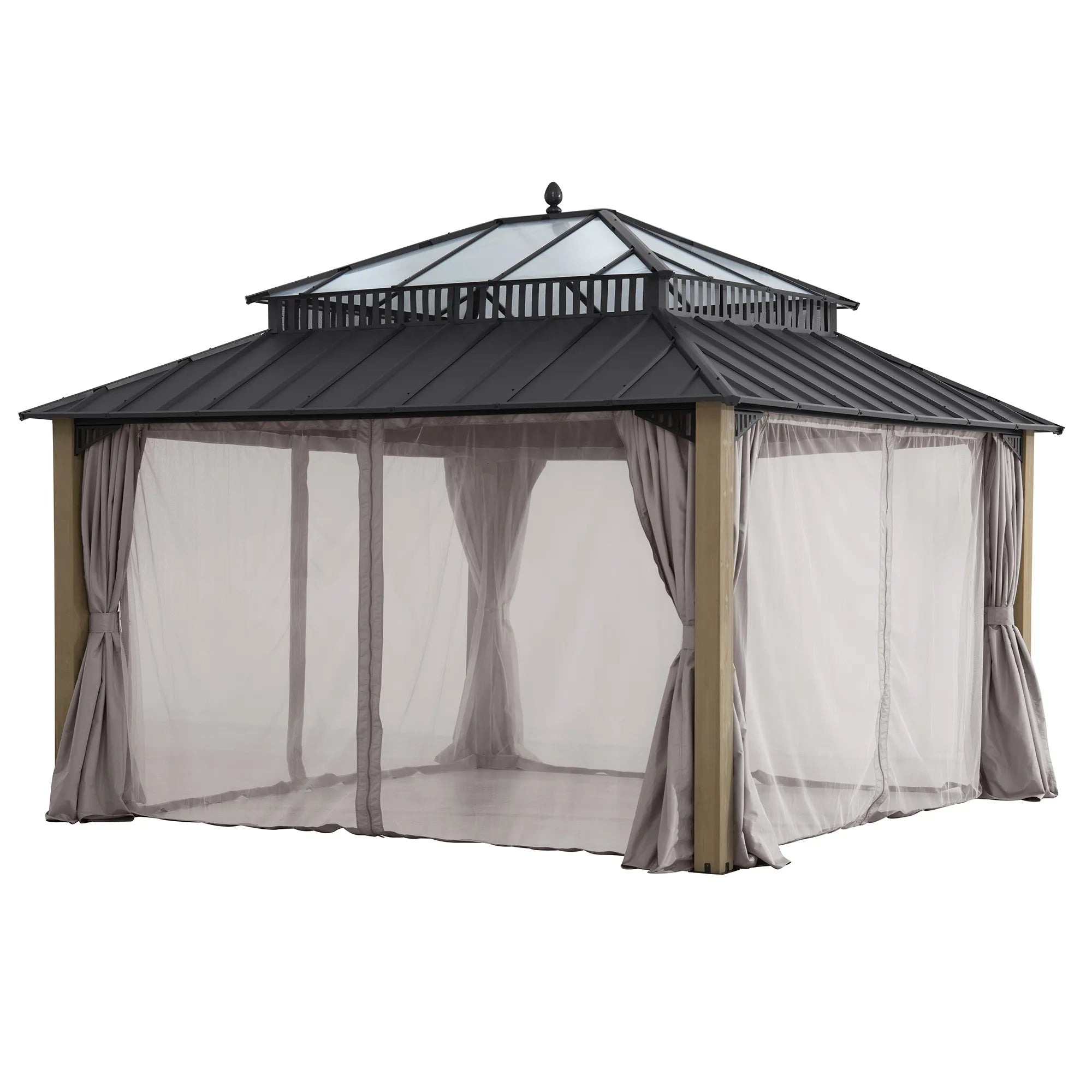 Kingston Horizon PC-Vent Cedar Gazebo, 12x14