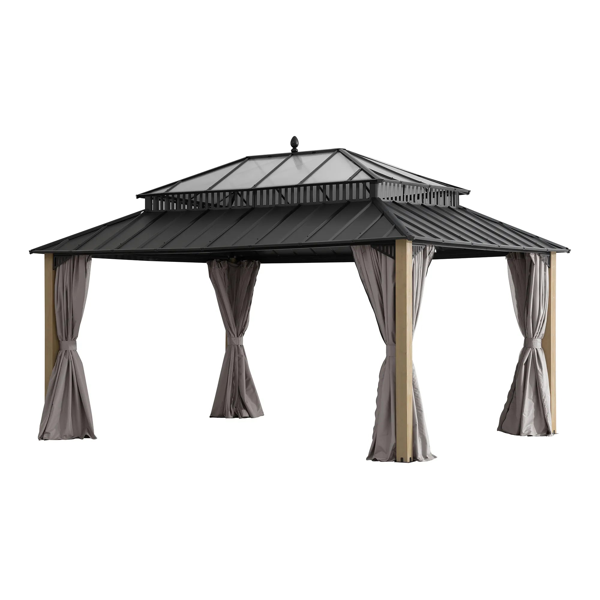 Kingston Horizon PC-Vent Cedar Gazebo, 12x16