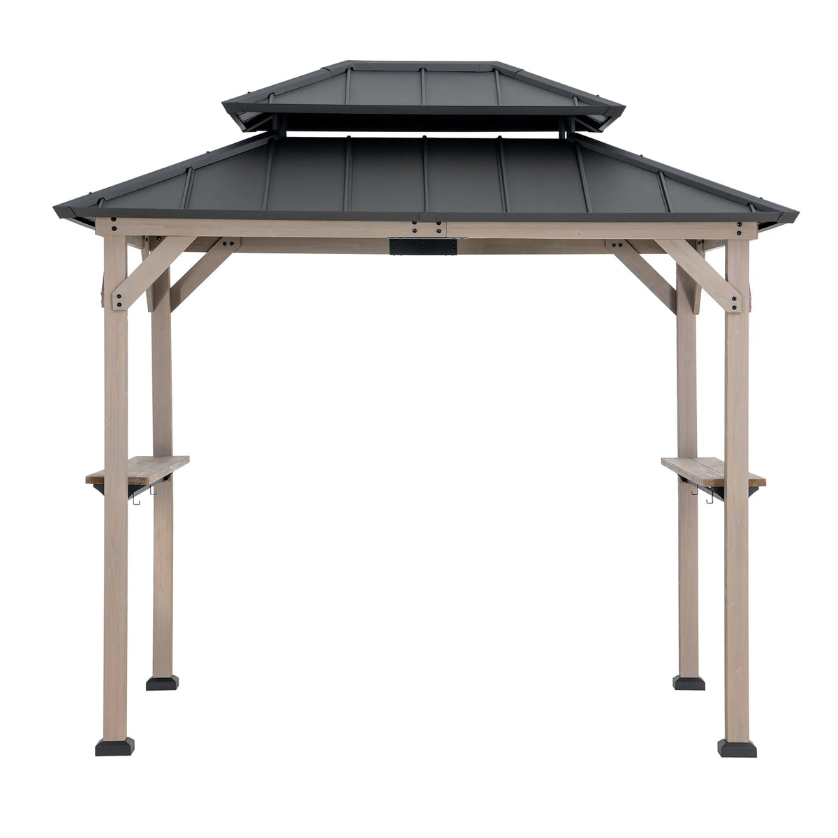 Built Countertop Wooden Grill Pavilion 2.73m x 2.13m