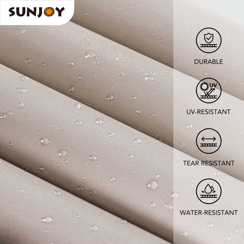 Sunjoy 11x9.5 Modern Pergola Kits with Retractable Canopy Roof