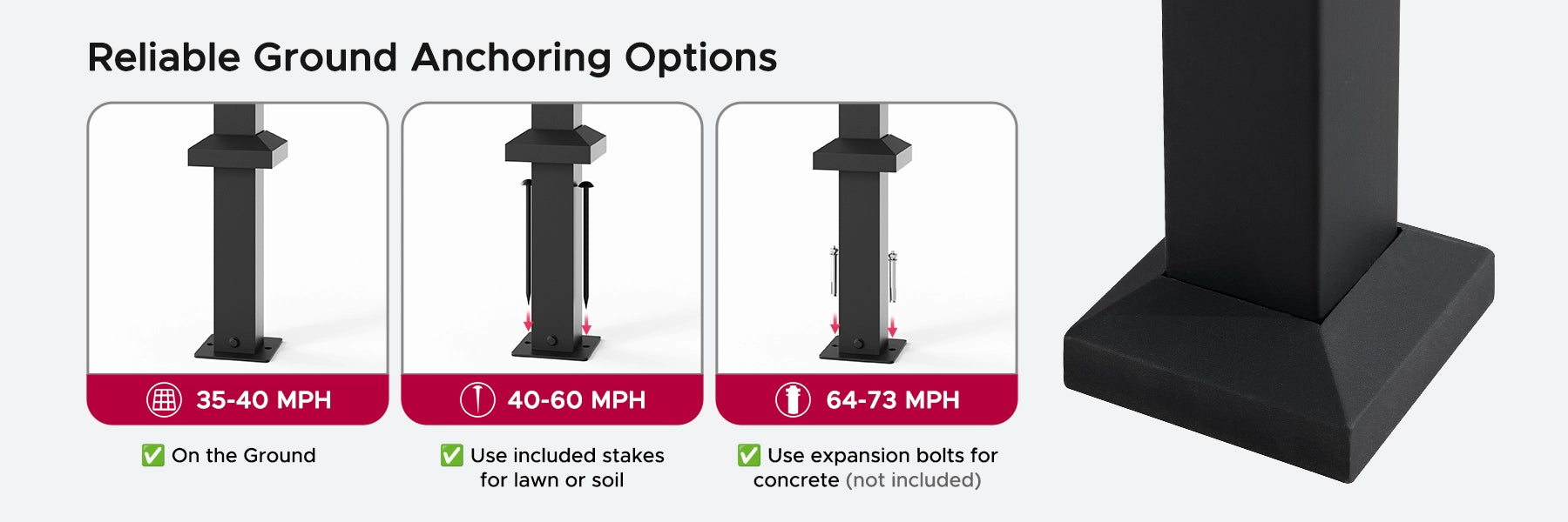SUNJOY 9x9 Matte Black Steel Frame Pergola with Adjustable Canopy Roof - White