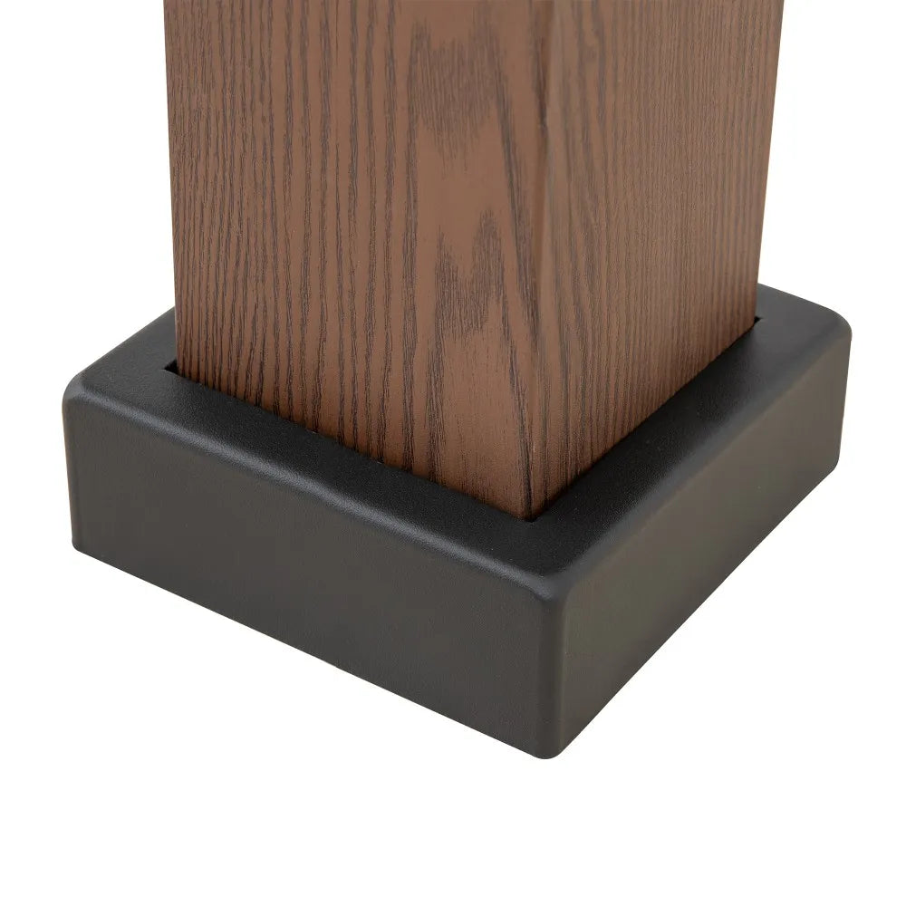 SUNJOY 11x11 Wood-Look Finish Metal Pergola with Sliding Canopy & Solar Lights