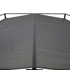 SUNJOY 10x10 Darkeford Metal Pergola with White Sling Fabric Canopy