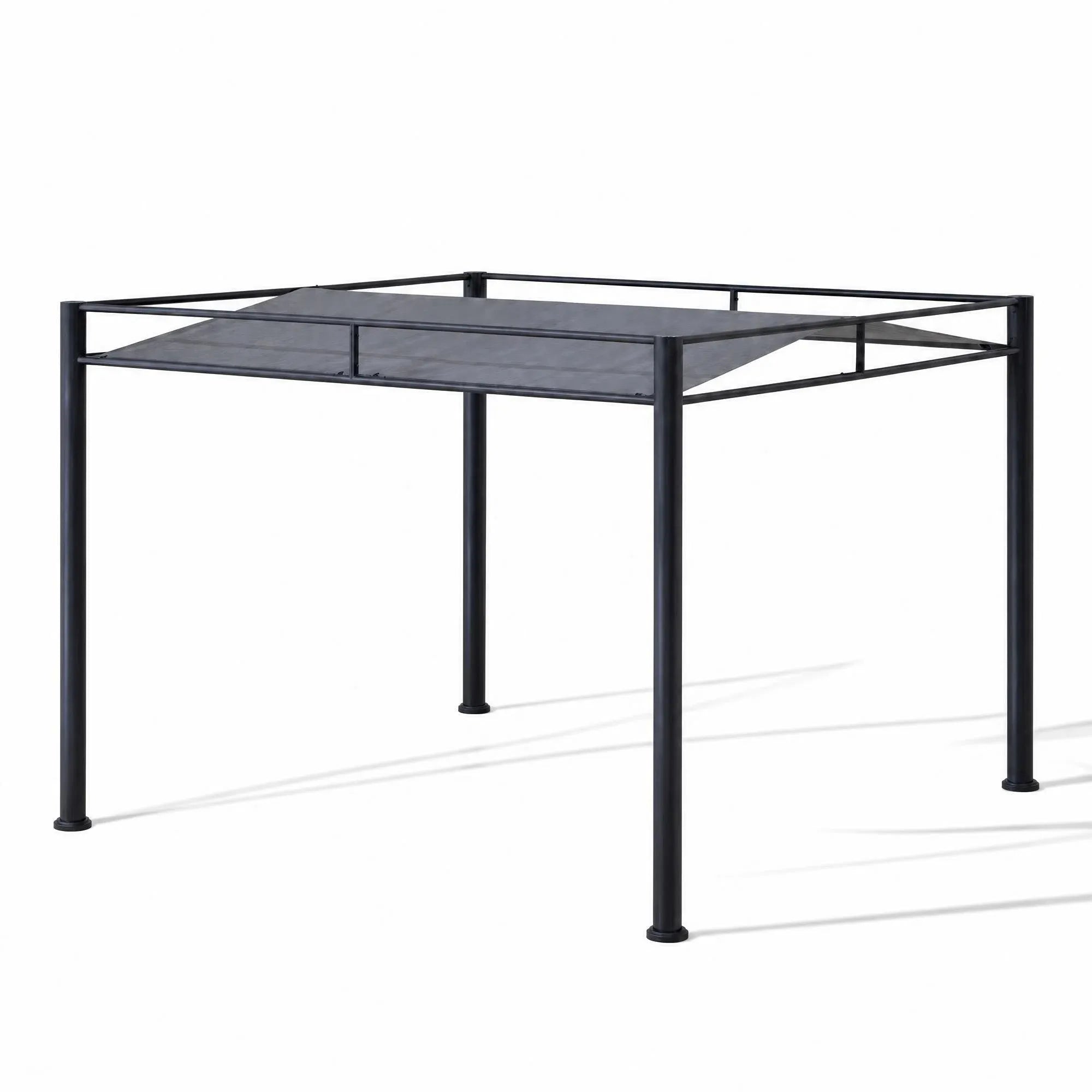 Darkeford Sling Canopy Pergola 10x10 - Shadow Black
