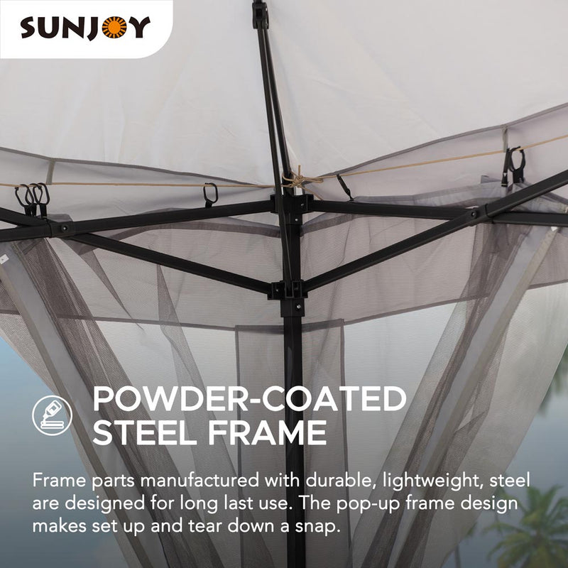 Sunjoy Outdoor Patio Pop Up Gazebo Backyard Canopy Gazebo Kits Sale