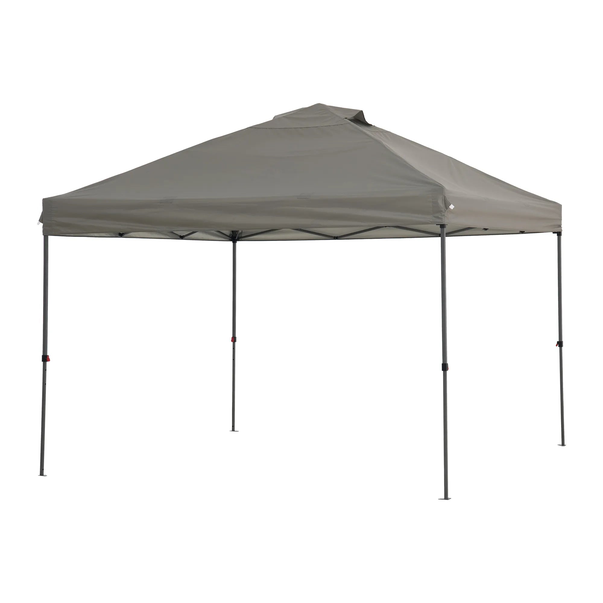 SUNJOY 10x10 Pop Up Gazebo Canopywith Detachable LED Light and Carry bag - Gray