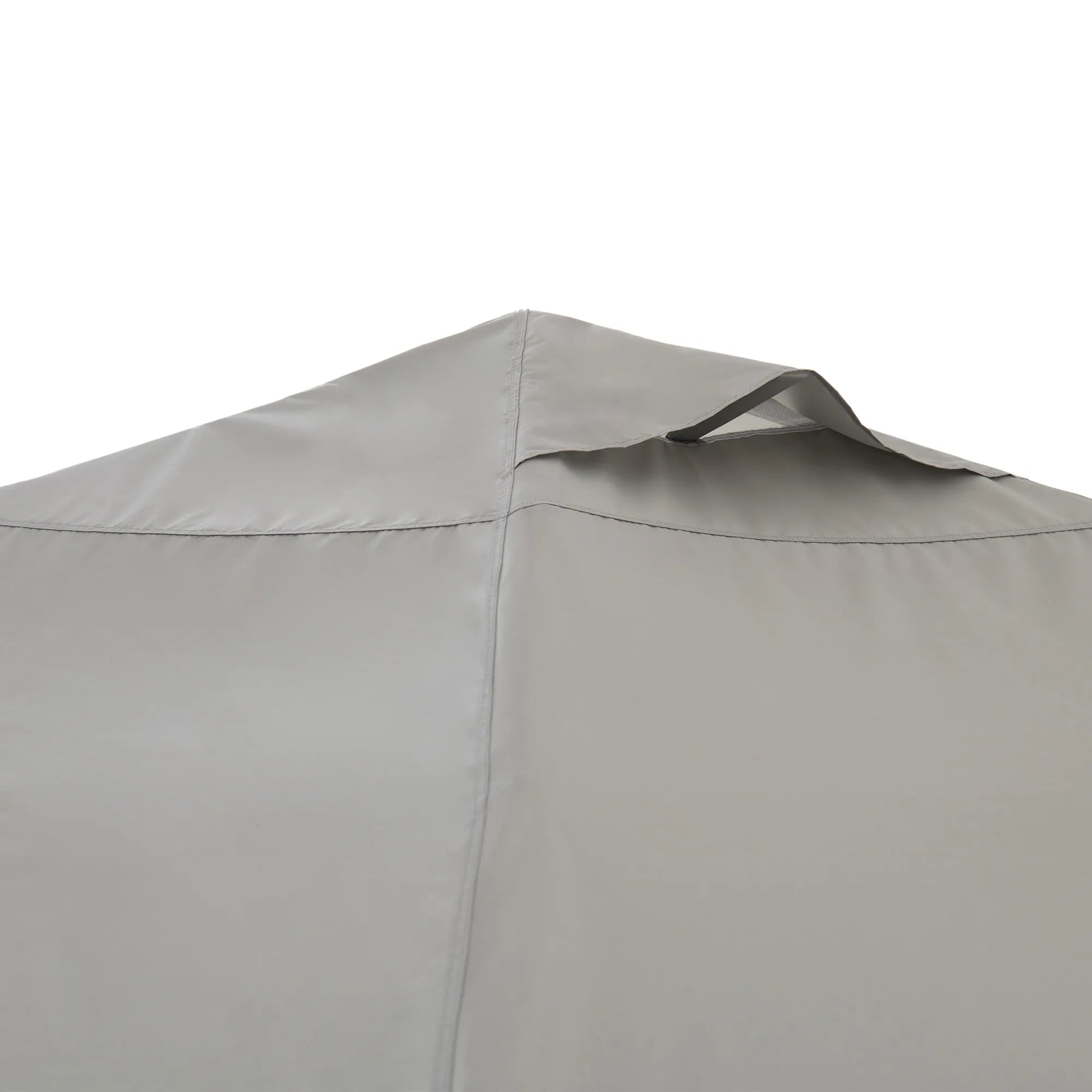 SUNJOY 10x10 Pop Up Gazebo Canopywith Detachable LED Light and Carry bag - Gray