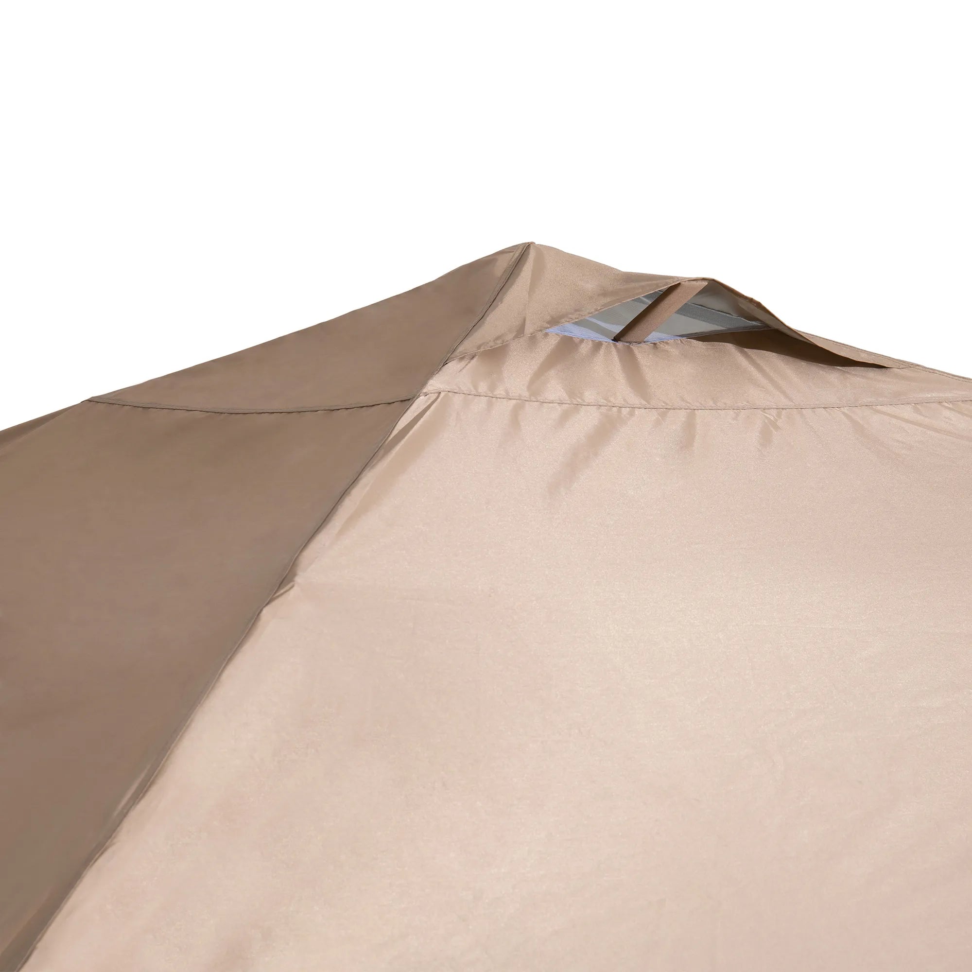 SUNJOY 10x10 Pop Up Gazebo Canopy with Detachable LED Light and Carry bag - Taupe