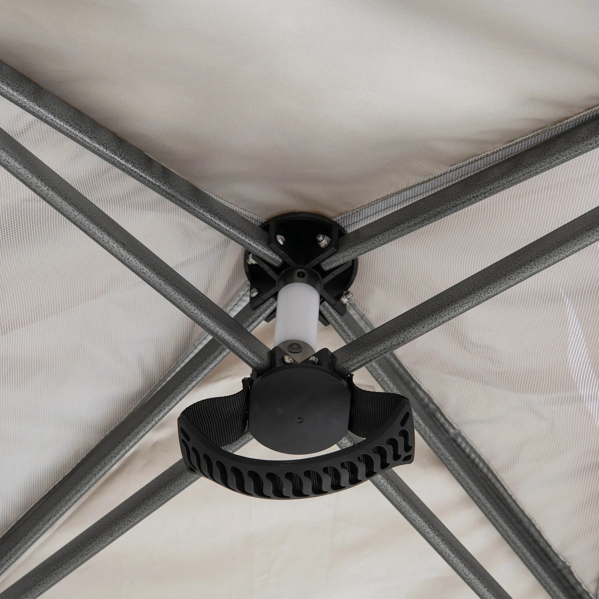 SUNJOY 10x10 Pop Up Gazebo Canopy with Detachable LED Light and Carry bag - Taupe