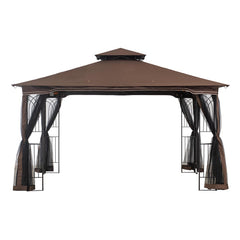 Sunjoy Brown Replacement Canopy For Regency Gazebo (11X13 Ft) A101004104 Sold At OSJ/OSJ.COM.