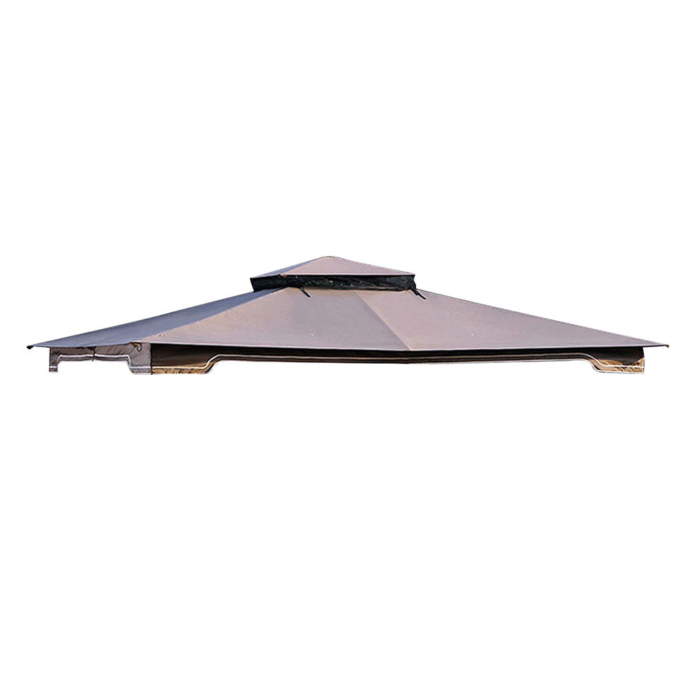 Sunjoy Light Brown Replacement Canopy For Regency II Gazebo (10x12 FT) L-GZ798PST Sold At OSJ.
