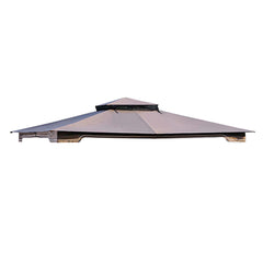 Sunjoy Light Brown Replacement Canopy For Regency II Gazebo (10x12 FT) L-GZ798PST Sold At OSJ