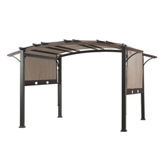Sunjoy Brown Replacement Canopy For Orchard Park Arched Pergola (11x13 FT) A106009001 Sold At The Home Depot