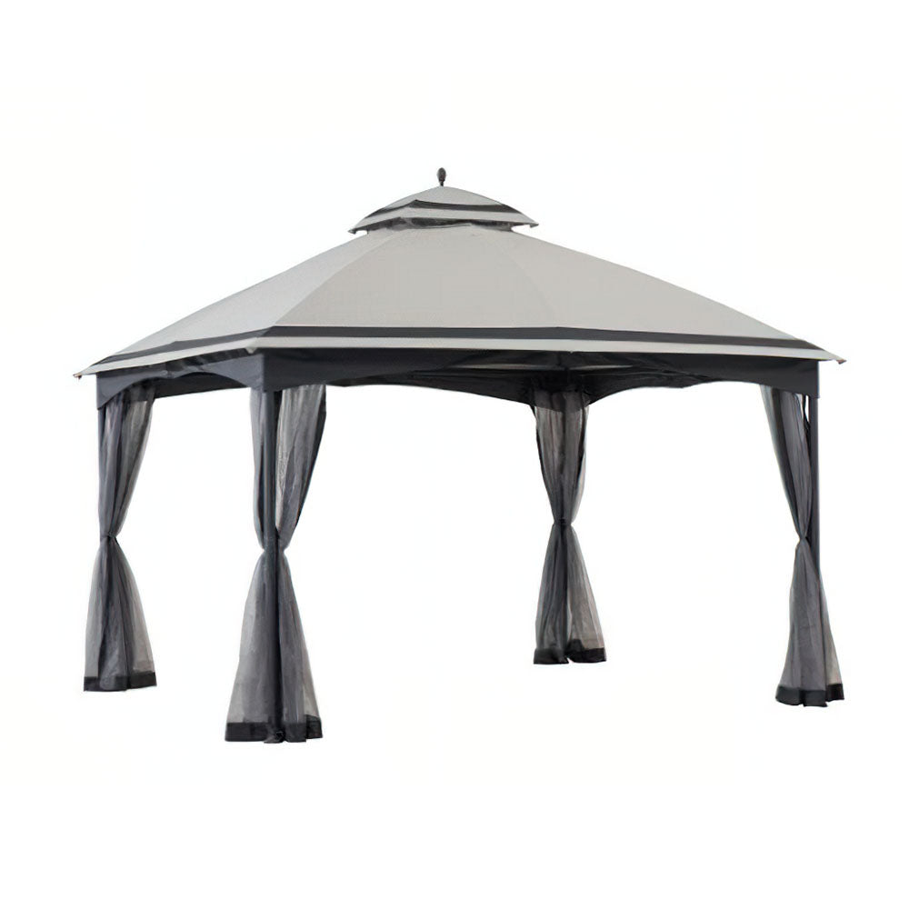 Sunjoy Light Grey Replacement Canopy For Domed Soft Top Gazebo (10X12 Ft) A101012211 Sold At SunNest.