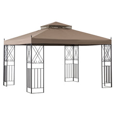 Sunjoy Khaki Replacement Canopy For Chinese knotted Gazebo (10X12 Ft) A101012100/A101012110 Sold At SunNest.
