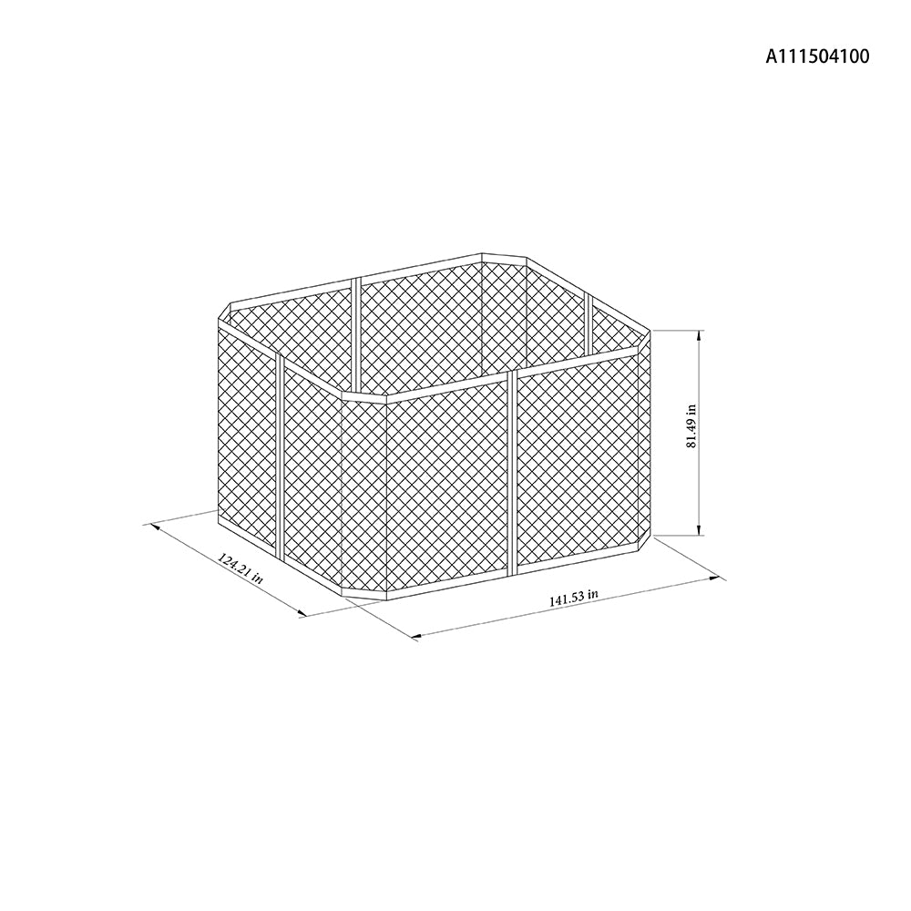 Light Brown Replacement Mosquito Netting For Brenner Gazebo (10X12 Ft) L-GZ1261PST Sold At Homedepot