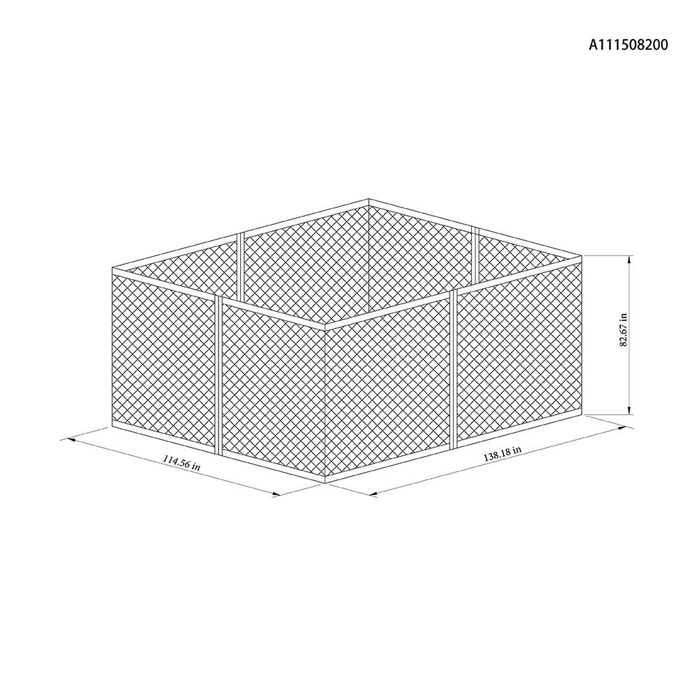 Brown+Khaki Replacement Mosquito Netting For Windsor Gazebo (10X12 Ft) L-GZ717PST-C Sold At Big Lots