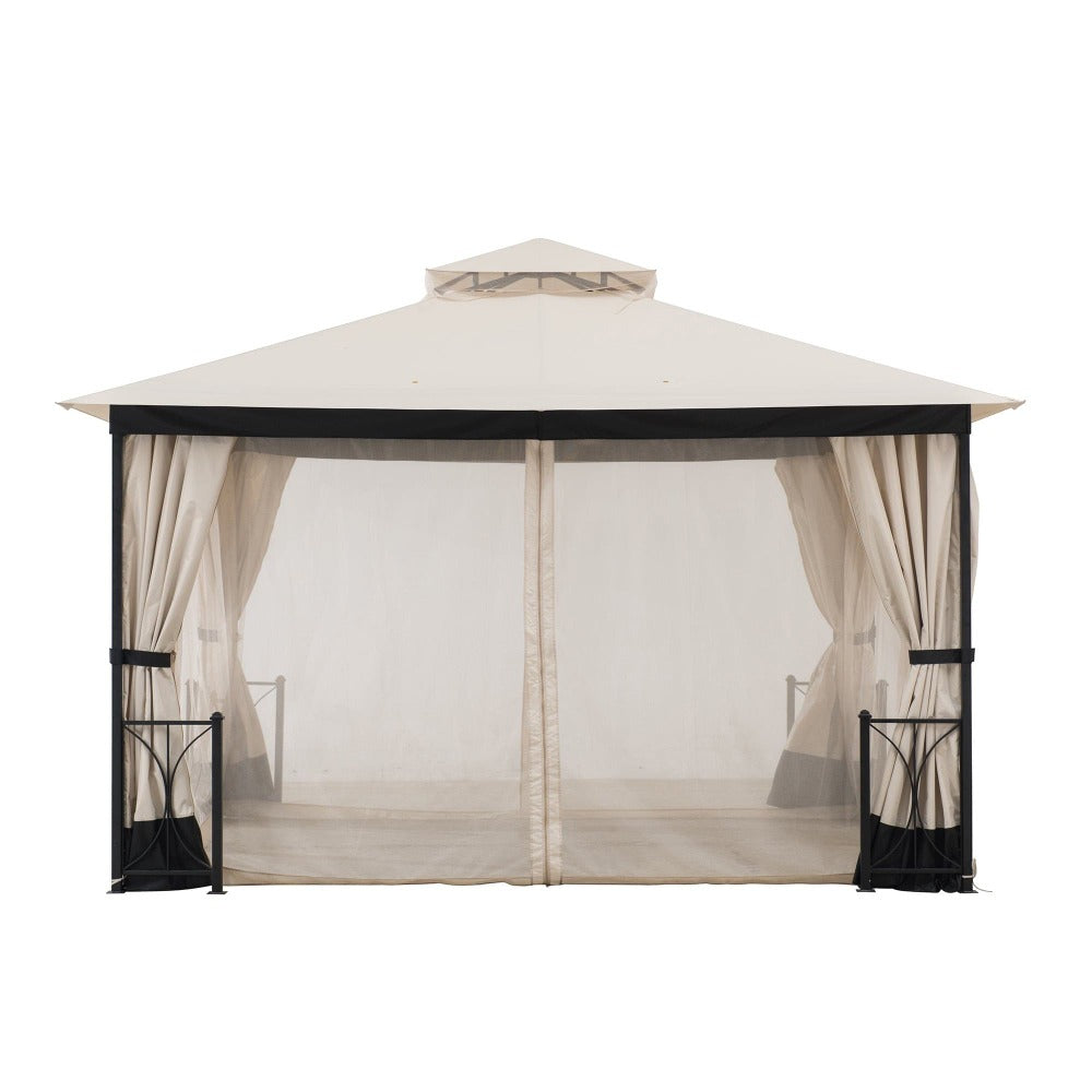 Beige Replacement Mosquito Netting for 11x13 Gazebo | SUNJOY Cananda
