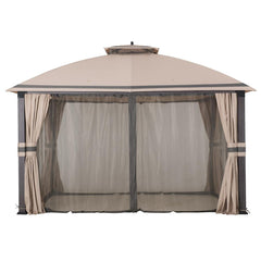Sunjoy Light Grey Replacement Mosquito Netting For Asheville Soft Top Gazebo (10x12 FT) A101007604 Sold At Big Lots