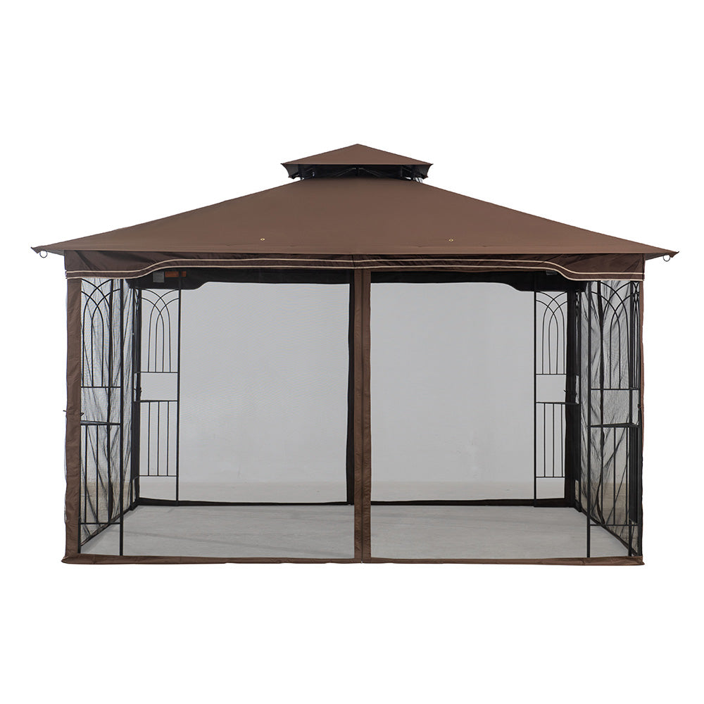 Sunjoy Black Replacement Mosquito Netting For Regency Gazebo (11X13 Ft) A101004104 Sold At OSJ/OSJ.COM.