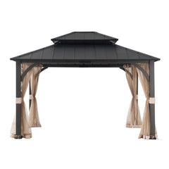 Sunjoy Light Tan Replacement Mosquito Netting For Churchill Hard Top Gazebo (12X14 Ft) A102011920 Sold At BJ's.