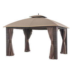 Sunjoy Light Brown  Replacement Mosquito Netting For Riviera Gazebo (10X12 Ft) L-GZ815PST Sold At BigLots.