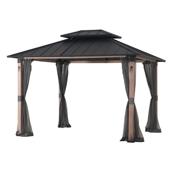 SUNJOY Dark Grey Replacement Mosquito Netting For Winfield Hardtop Gazebo (10X12 Ft) A102023900 Sold At Home Depot SUNJOY Dark Grey Replacement Mosquito Netting For Winfield Hardtop Gazebo (10X12 Ft) A102023900 Sold At Home Depot
