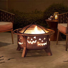 Halloween style fire pit