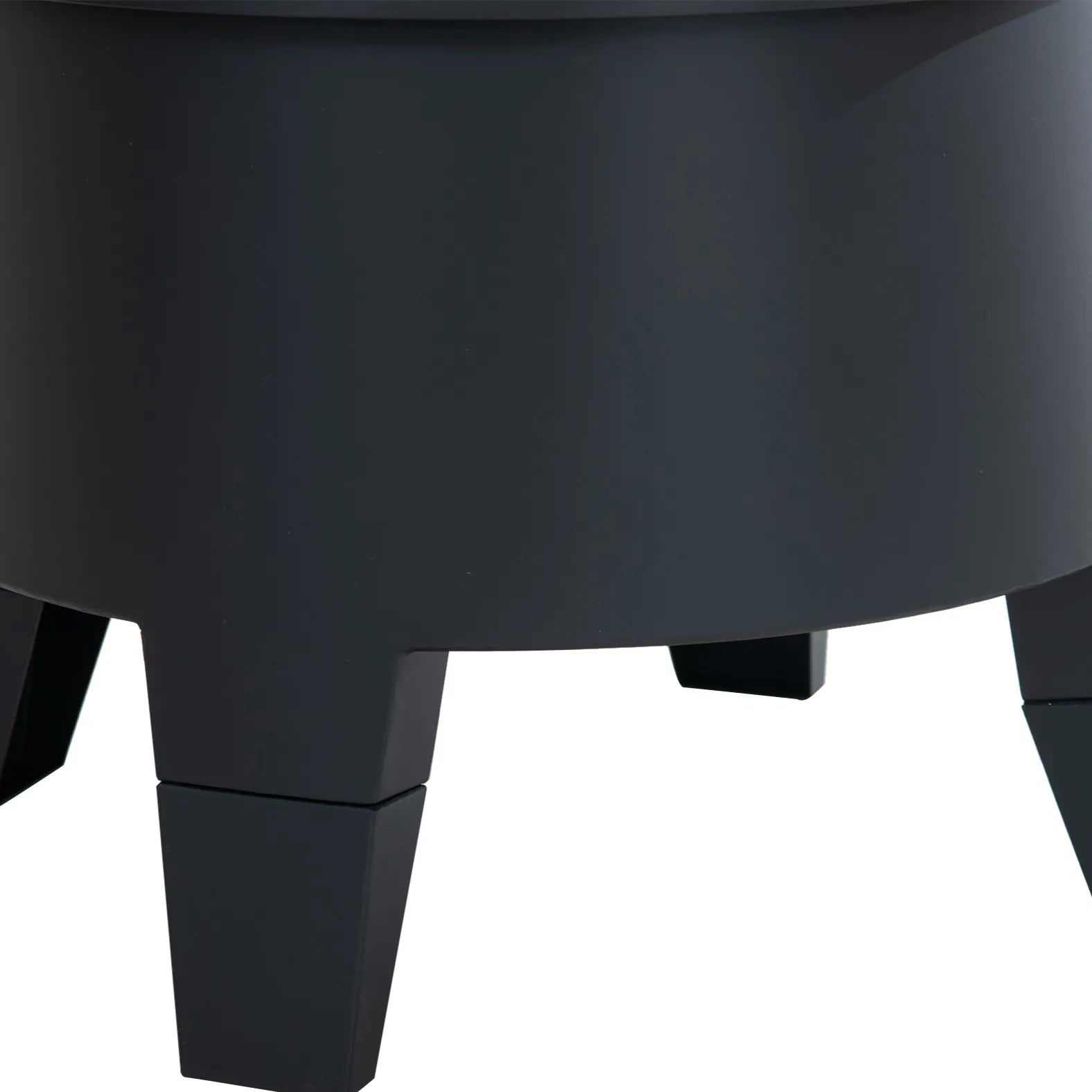 SUNJOY 57 Inch 2-in-1 Chiminea Fire Pit & Grill with Removable Grill Grate and PVC Cover - Black