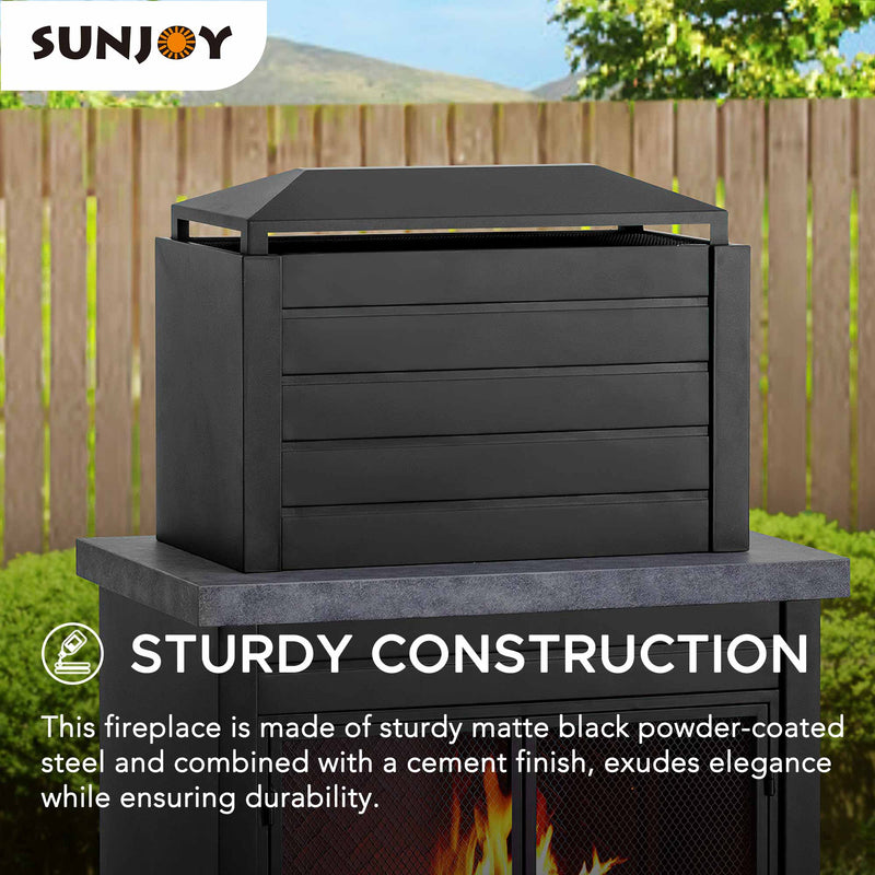 Sunjoy Fire Place | Outdoor Fire Place | Wood Burning Fire Place
